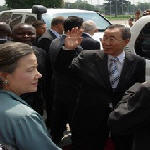 Ban Ki-moon in Congo DRC